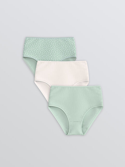 LCW DREAM Жена Зелено Гащички с висока талия - S6CT49Z8-LRK