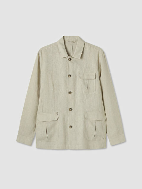 SOUTHBLUE Regular Fit Gömlek Yaka Erkek Mont