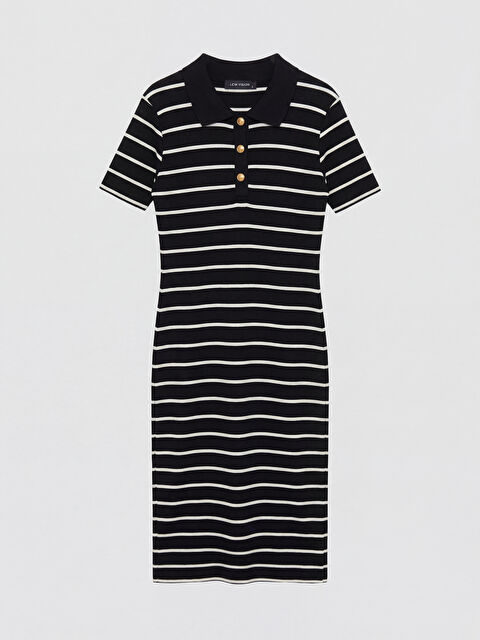 LCW Vision Woman BLACK Dress - S6CT84Z8-LEG