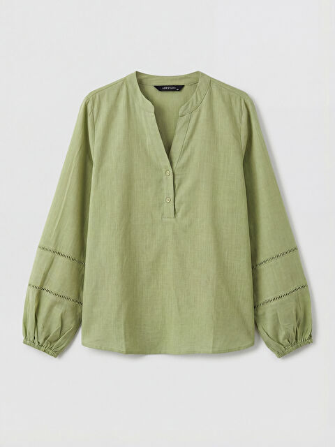 LCW STUDIO Әйелдер ХАКИ Блузка - S6CU52Z8-11G