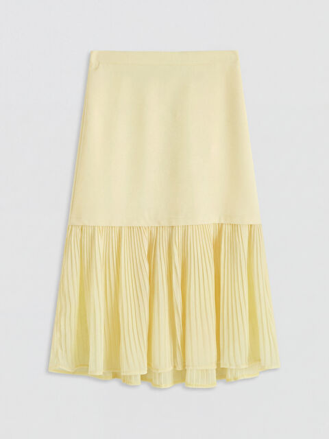 LCW Kids Beli Lastikli Pileli Kız Çocuk Etek - S6CU67Z4-2RF