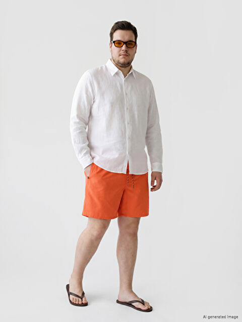 LCW SWIMWEAR Kısa Boy Erkek Deniz Şortu