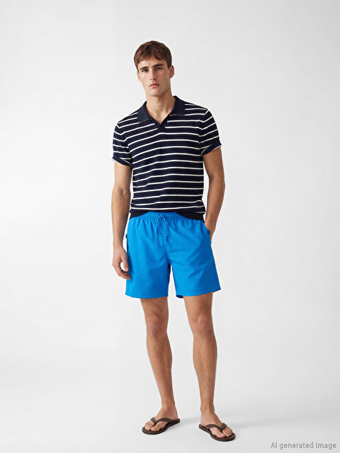 LCW SWIMWEAR Diz Hizası Boy Erkek Deniz Şortu - S6CU98Z8-GZ1