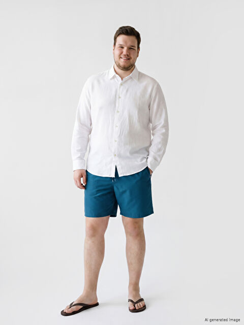 LCW SWIMWEAR Kısa Boy Erkek Deniz Şortu