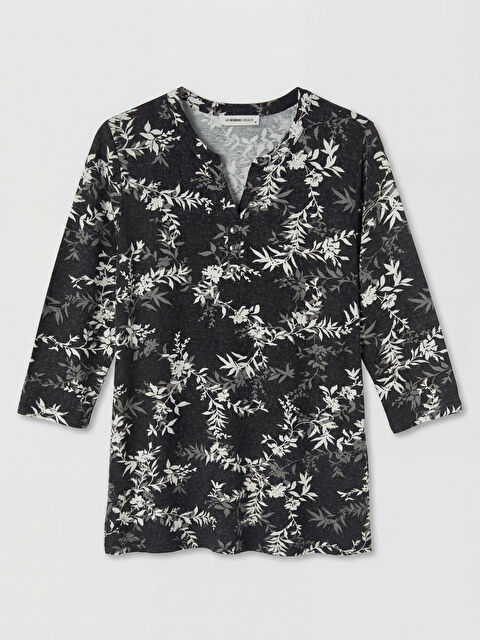 LCW Grace Kaçık Yaka Çiçekli Bluz