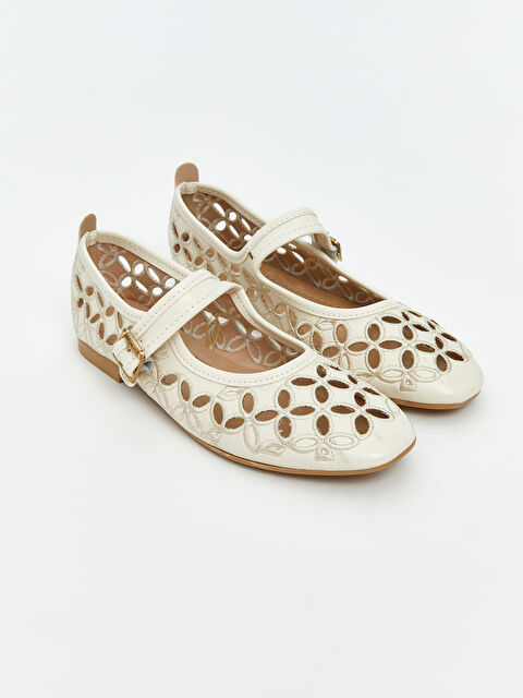 KOOR Deri Görünümlü Kadın Babet - S6CV40Z8-EYM