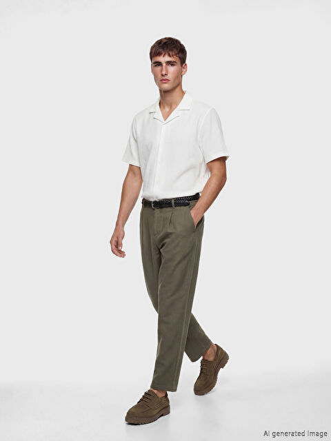 LCW Vision Baggy Fit Erkek Pileli Pantolon - S6CV49Z8-HDA