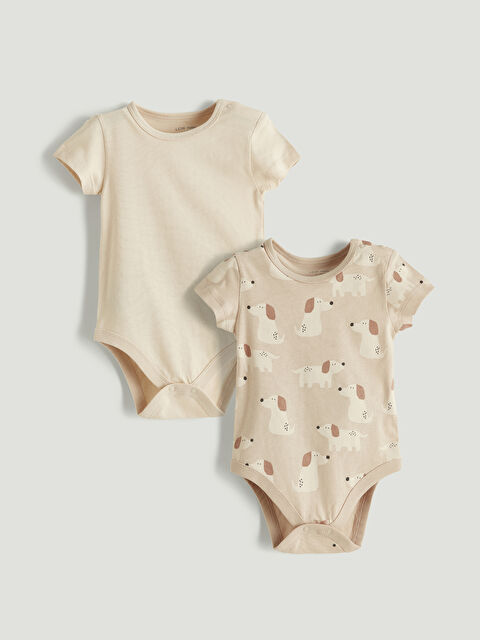 LCW baby BEŽ Bodi  Beba dečak - S6CV84Z1-LQB