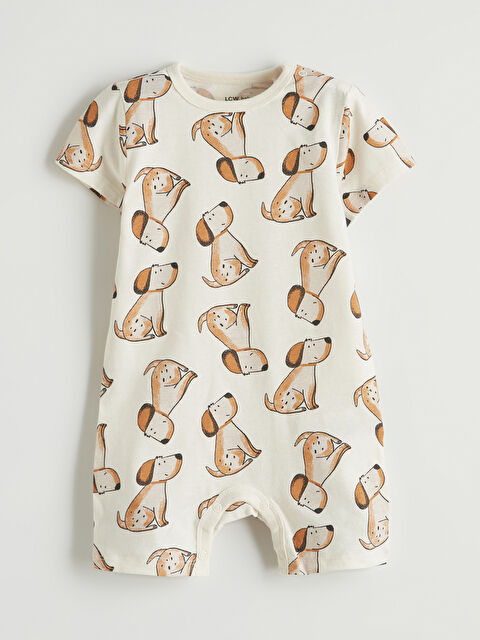 LCW baby Kısa Kollu Erkek Bebek Tulum