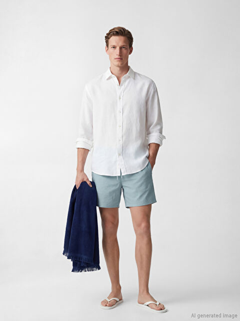 LCW SWIMWEAR Kısa Boy Erkek Deniz Şortu