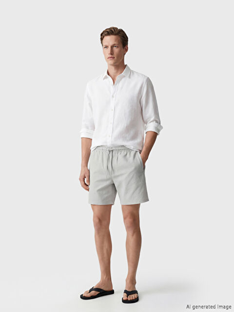 LCW SWIMWEAR Kısa Boy Erkek Deniz Şortu