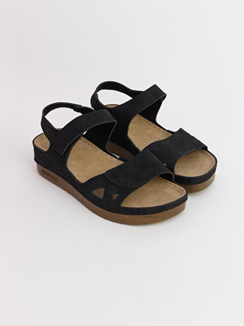 LCW STEPS Süet Görünümlü Kadın Sandalet