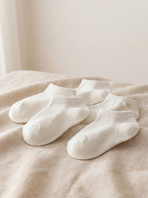 LCW baby Baby Girl Ankle Socks 5-Pack