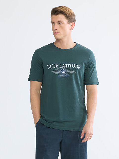 LCWAIKIKI Classic Crew Neck Men's Printed T-Shirt - S6DA80Z8-ZDJ