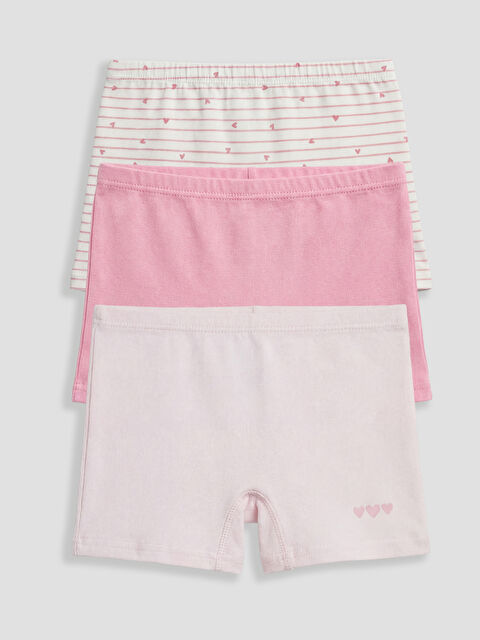 LCW Kids Baskılı Kız Çocuk Boxer 3'lü - S6DB03Z4-LU7