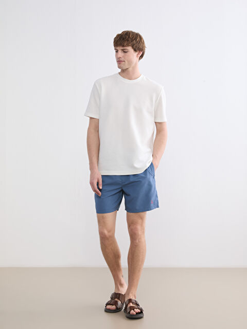 LCW SWIMWEAR қысқа кестеленген ерлердің жүзуге арналған шортылары - S6DB29Z8-KZZ