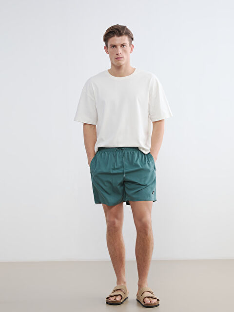 LCW SWIMWEAR Мужчины Зелёный Шорты для плавания