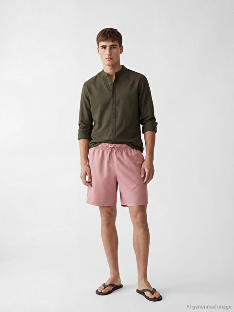 LCW SWIMWEAR Kısa Boy Erkek Deniz Şortu