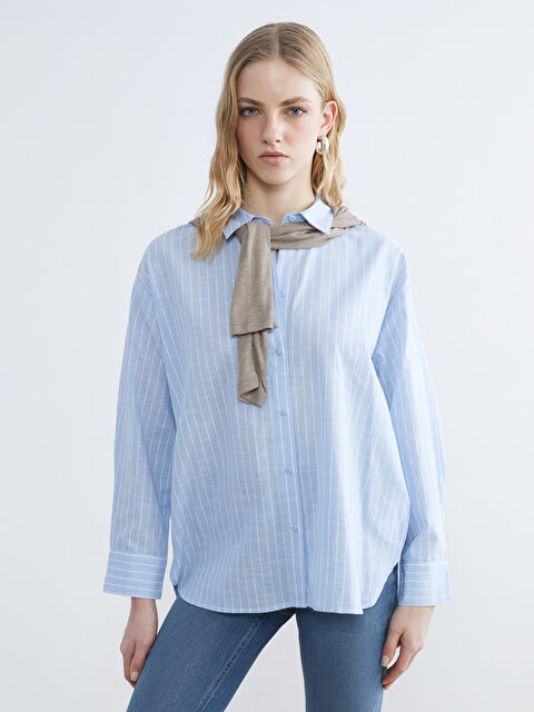 LCW Vision Әйелдер көгілдір Жейде - S6DB64Z8-LEN