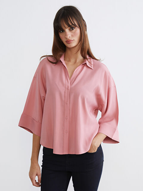 LCW Vision Oversized Women's Shirt - S6DB72Z8-GJZ