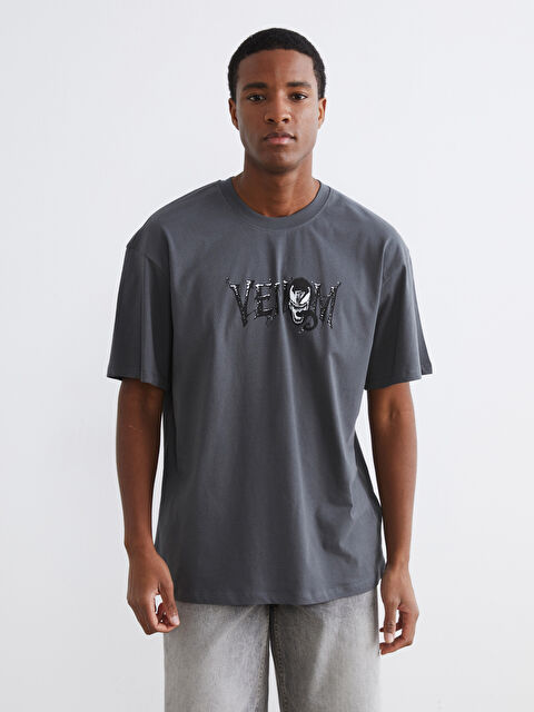 XSIDE Man GREY T-Shirt - S6DB89Z8-HGL