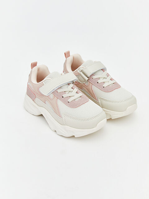 LCW STEPS Baby Girls' Sneakers with Laces & Hook-and-Loop - S6DB92Z1-RNZ