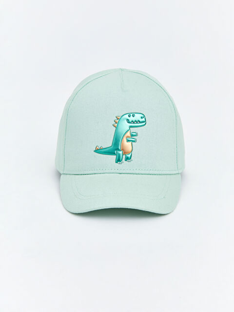 LCW ACCESSORIES Dinozor Nakışlı Erkek Bebek Kep Şapka  - S6DD13Z1-FXS