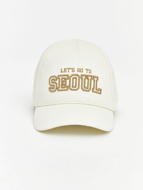 LCW ACCESSORIES Yazı Nakışlı Erkek Bebek Kep Şapka	 - S6DD15Z1-YBA