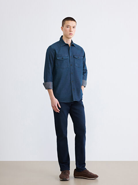 LCW Jeans Regular Fit Erkek Jean Gömlek - S6DD31Z8-309