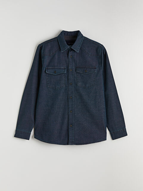 LCW Jeans Regular Fit Erkek Jean Gömlek - S6DD31Z8-309