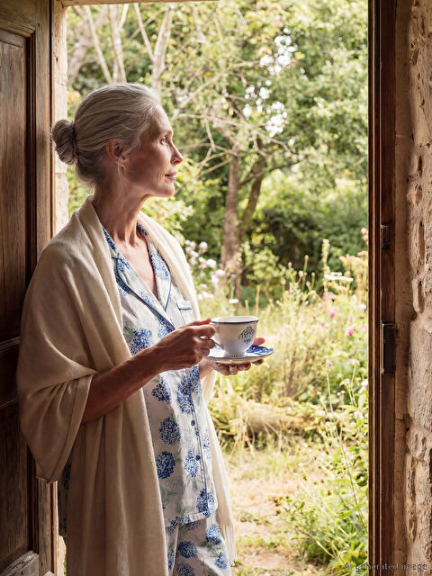 LCW HOME Baskılı 2 Kişilik Porselen Kahve Fincan Takımı 220 ml