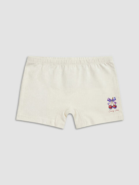 LCW Kids Baskılı Kız Çocuk Boxer