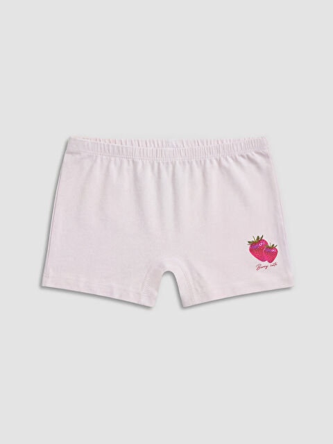LCW Kids Baskılı Kız Çocuk Boxer