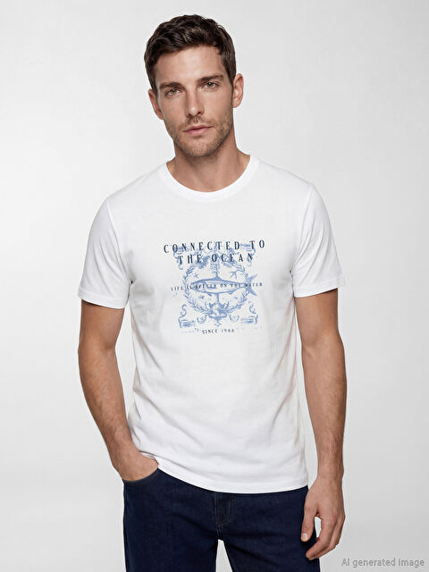 LCWAIKIKI Classic Crew Neck Printed Men's T-Shirt