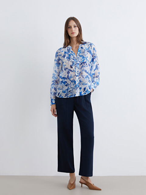 LCWAIKIKI Classic Effortless elegance meets everyday comfort in our wide-leg trousers with an elasticated waist. - S6DF12Z8-E1J