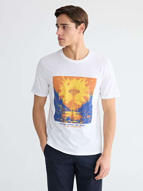 LC WAIKIKI მამაკაცები თეთრი მაისურები და ზედები - S6DF13Z8-Q6K