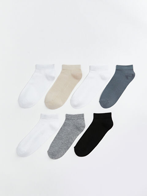 LCW ACCESSORIES Erkek Bambu Patik Çorap 7'li