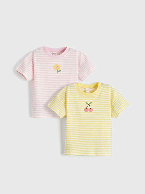LCW Kids Girl YELLOW T-Shirt - S6DF69Z1-LKF
