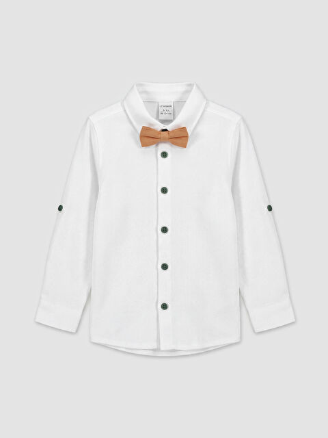 LCW Kids Boy WHITE Shirt - S6DG03Z1-ZUX