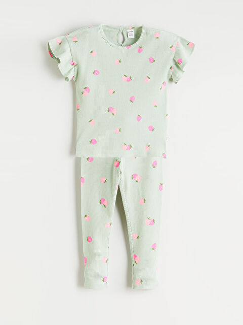 LCW Kids Κορίτσι ΠΡΑΣΙΝΟ Σετ - S6DG09Z1-LRR