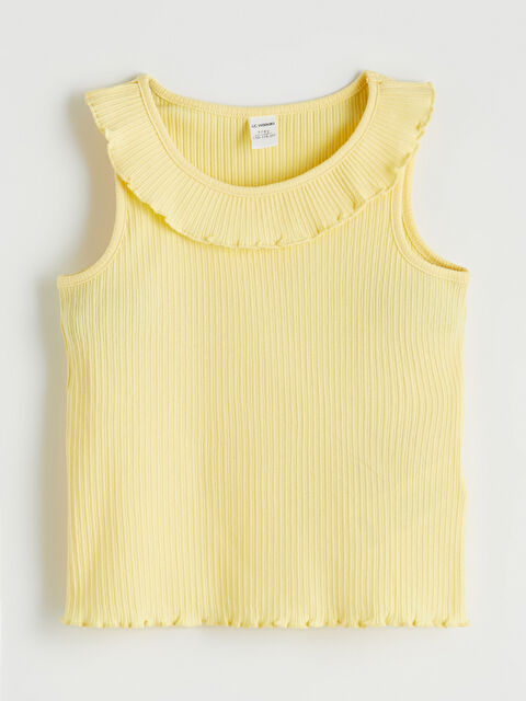 LCW Kids Girl YELLOW Tank Top - S6DG10Z1-FRN