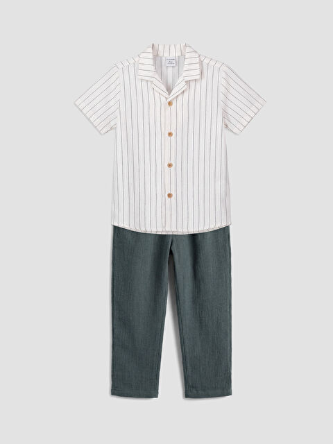 LCW Kids Boy BEIGE Set - S6DG46Z1-LE4