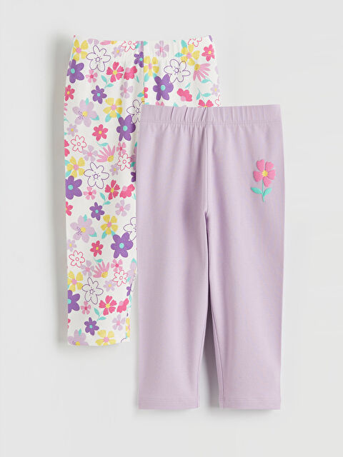 LCW Kids Girl LILAC Leggings - S6DG67Z1-G3W