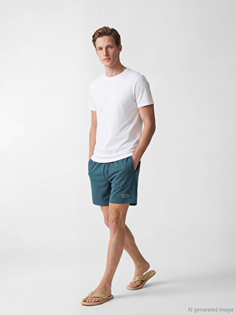 LCW SWIMWEAR Kısa Boy Erkek Deniz Şortu