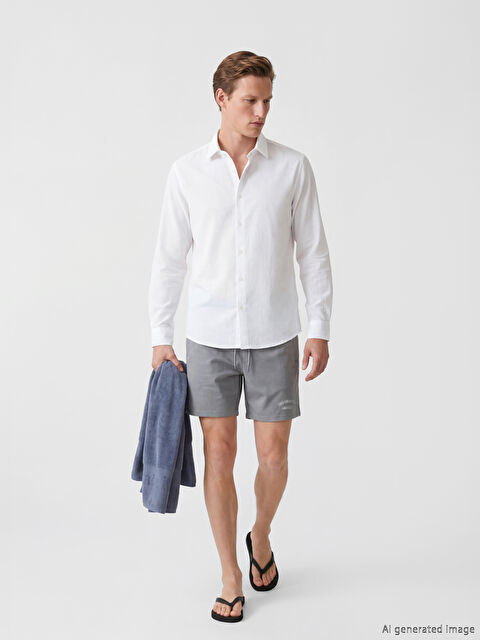 LCW SWIMWEAR Kısa Boy Erkek Deniz Şortu