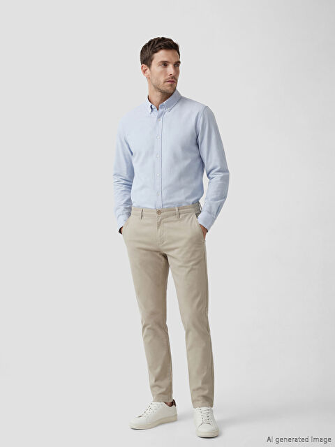 LCWAIKIKI Classic Ekstra Dar Kalıp Erkek Chino Pantolon - S6DH39Z8-PWN