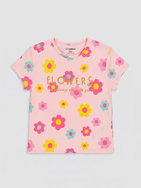 LCW Kids تیشێرت په‌مه‌یی کچ