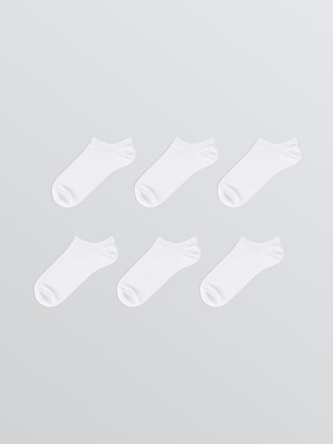 LCW Kids Basic Kız Çocuk Patik Çorap 6'lı - S6DH57Z4-JYX