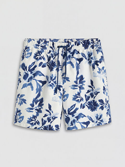 LCW SWIMWEAR Kısa Boy Desenli Erkek Deniz Şortu