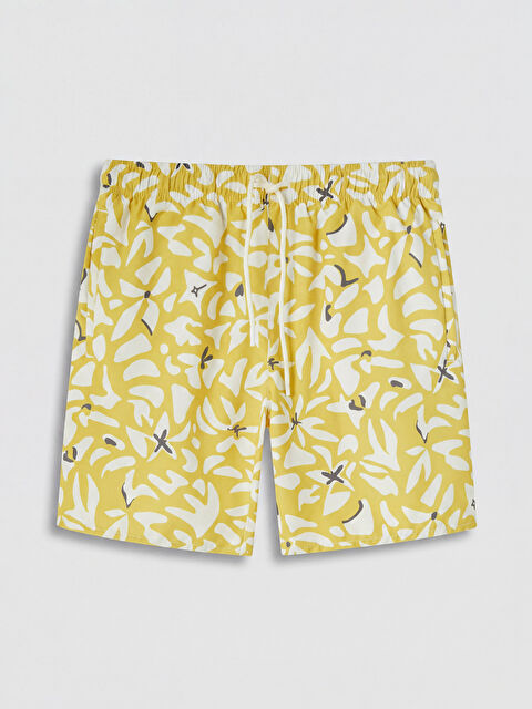 LCW SWIMWEAR Kısa Boy Desenli Erkek Deniz Şortu